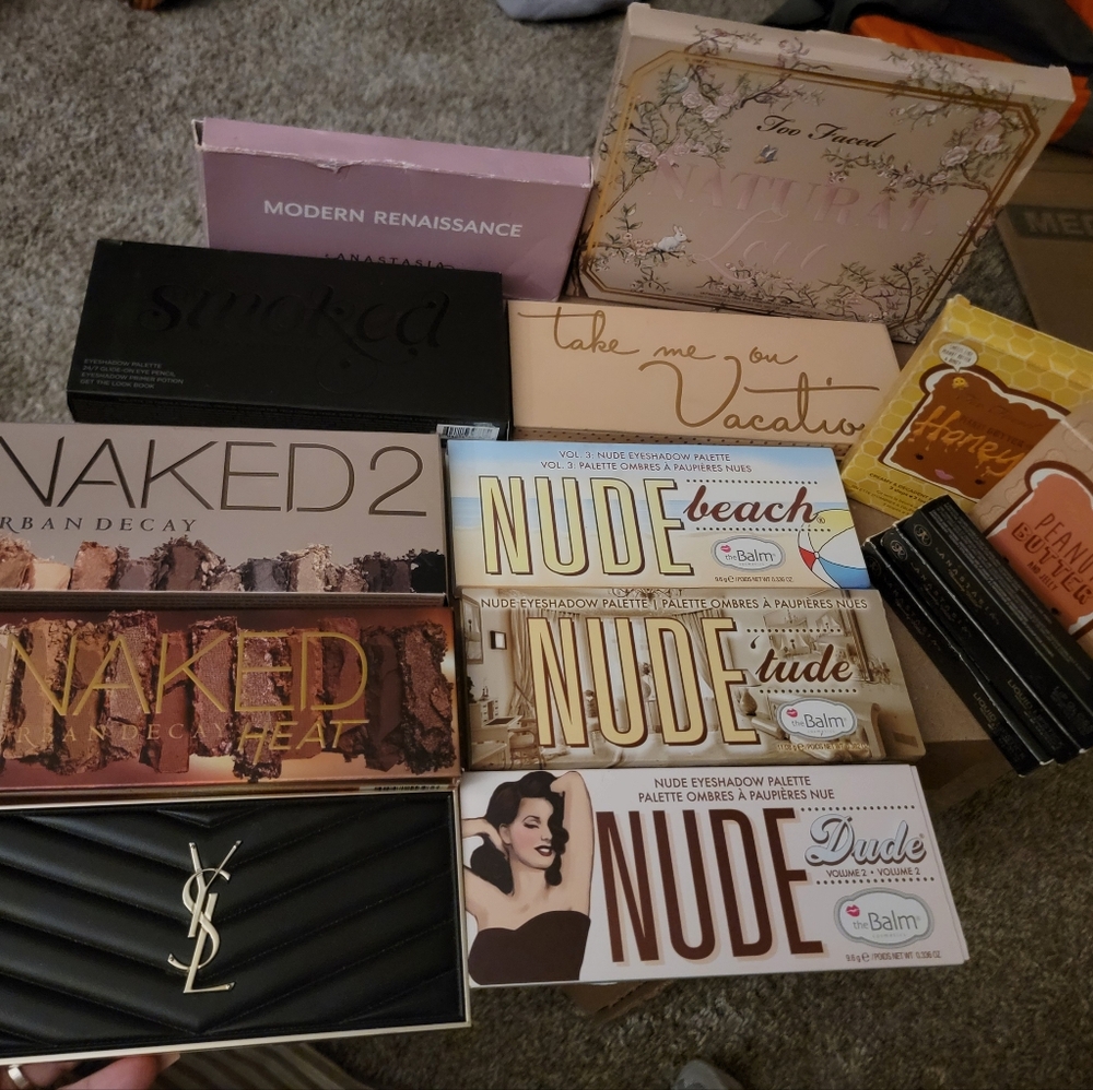 MEGA HUGE LOT  YSL TOO FACED ANASTASIA Urban Decay Over 15 Pieces For 1 Price